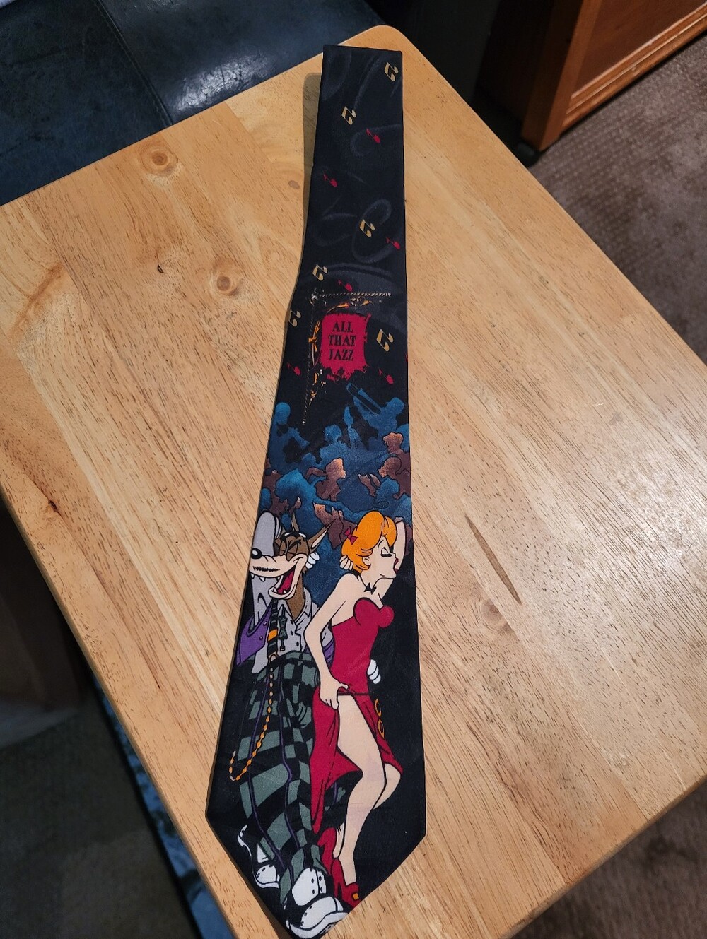 Vintage 1994 Tex Avery Cartoon Tie Wolf Red Hot Riding Hood All That Jazz